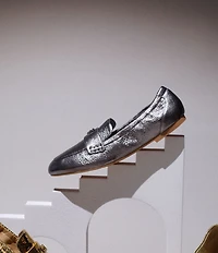 Deltan James Leather Logo Hardware Loafers