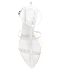 Deltan Leevy Leather Strappy Dress Sandals