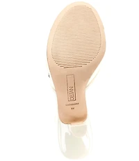 Deltan Maggie Mesh Bow Detail Dress Slide Sandals