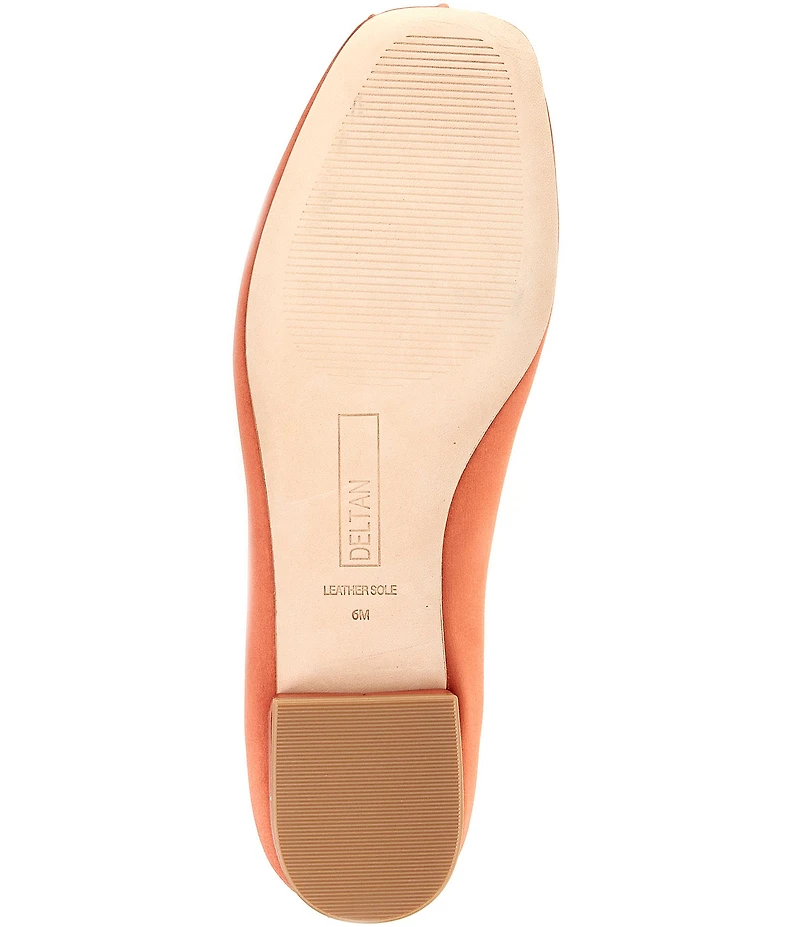 Deltan Milly Satin Bow Ballerina Dress Flats