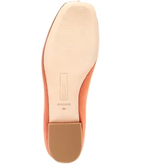 Deltan Milly Satin Bow Ballerina Dress Flats