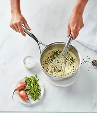 Demeyere Atlantis 7 Collection Stainless Steel Saucier Pan