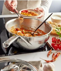 Demeyere Atlantis 7 Collection Stainless Steel Saucier Pan