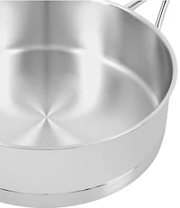 Demeyere Atlantis 7 Collection Stainless Steel Saute Pan With Helper Handle And Lid