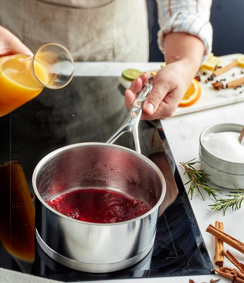 Demeyere Atlantis Proline 7 Collection 1.6-qt Stainless Steel Saucepan With Lid
