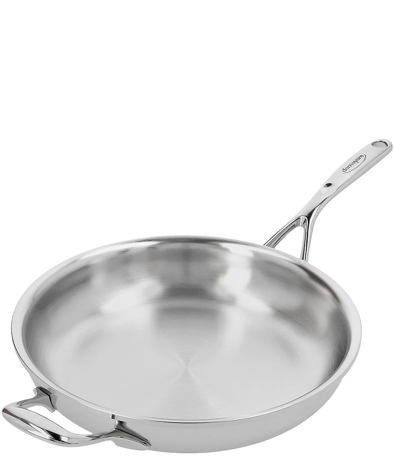 Demeyere Atlantis Proline 7 Collection 11-inch Stainless Steel Fry Pan with Helper Handle