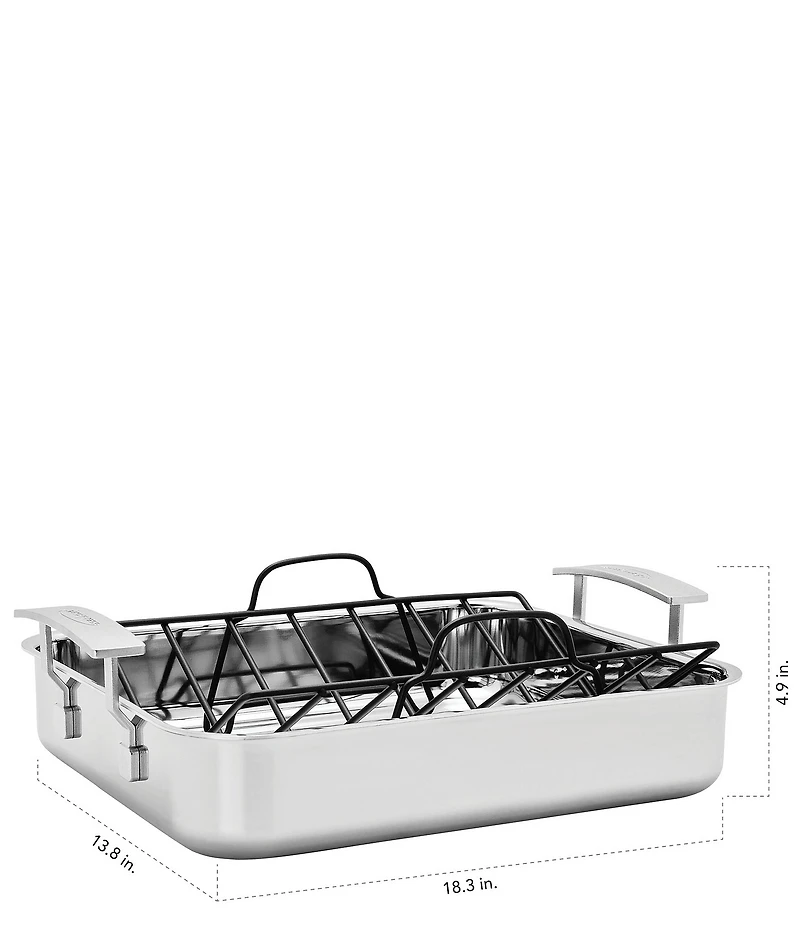 Demeyere Industry 5 Collection Stainless Steel Roasting Pan