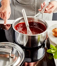Demeyere Industry 5-Ply 1.5-qt. Stainless Steel Saucepan With Lid