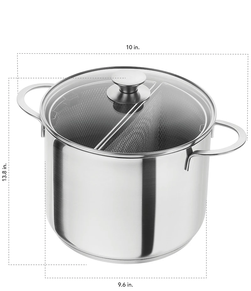 Demeyere Resto 3 8.5-qt. Stainless Steel Multi Pot