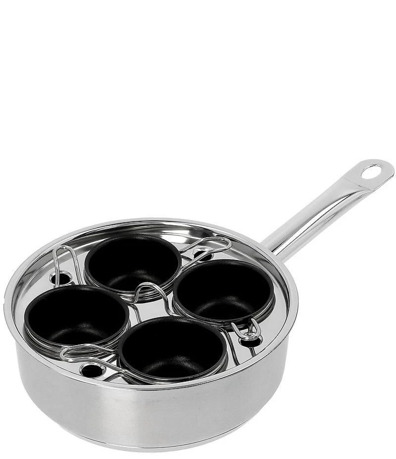 Demeyere Resto 4-Cup Egg Poacher Set