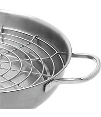 Demeyere Resto 4-Piece Stainless Steel Stovetop Smoker Set