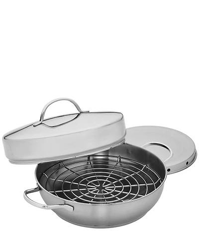 Demeyere Resto 4-Piece Stainless Steel Stovetop Smoker Set