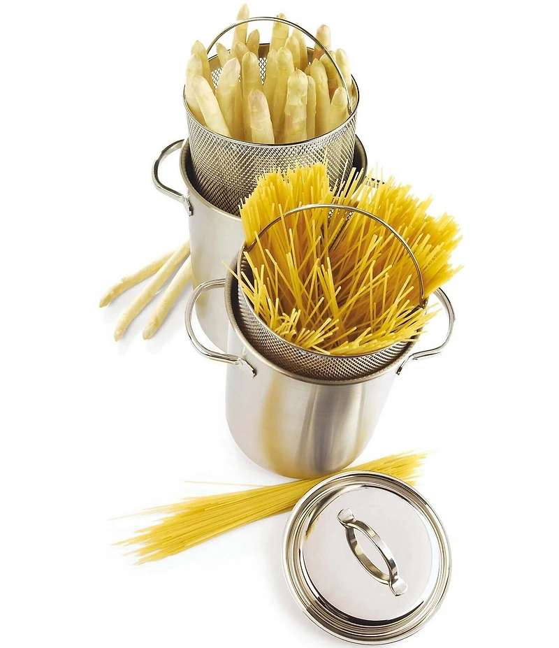 Demeyere Resto Stainless Steel Asparagus/Pasta Cooker Set