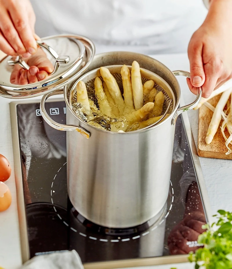 Demeyere Resto Stainless Steel Asparagus/Pasta Cooker Set