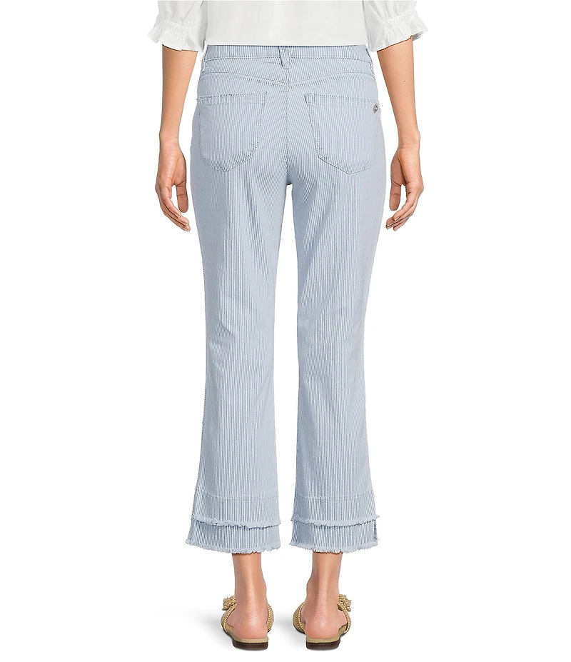 Democracy #double;Ab#double;solution® Kick & Flare Double Layer Fray Hem Cropped Jeans