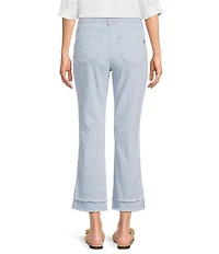 Democracy #double;Ab#double;solution® Kick & Flare Double Layer Fray Hem Cropped Jeans