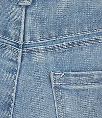 Democracy #double;Ab#double; solution Embroidery High Rise Release Hem Shorts