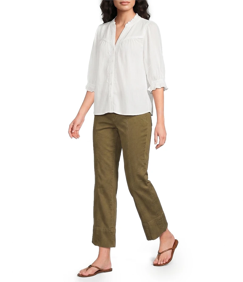 Democracy #double;Ab#double;solution® High Rise Kick Flare Center Seam Crop Pant