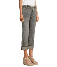 Democracy #double;Ab#double;solution® High Rise Roll Cuff Boyfriend Crop Denim Jeans