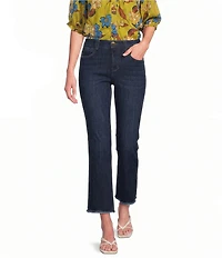 Democracy #double;Ab#double;solution® High Rise Scalloped Flared Fray Hem Jean