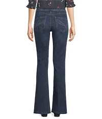 Democracy #double;Ab#double;solution® Itty Bitty Mid-Rise 3D Embroidery Bow Boot Leg Jeans