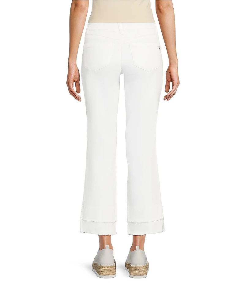 Democracy #double;Ab#double;solution® Double Layer Fray Hem Crop Kick Flare Leg Pants