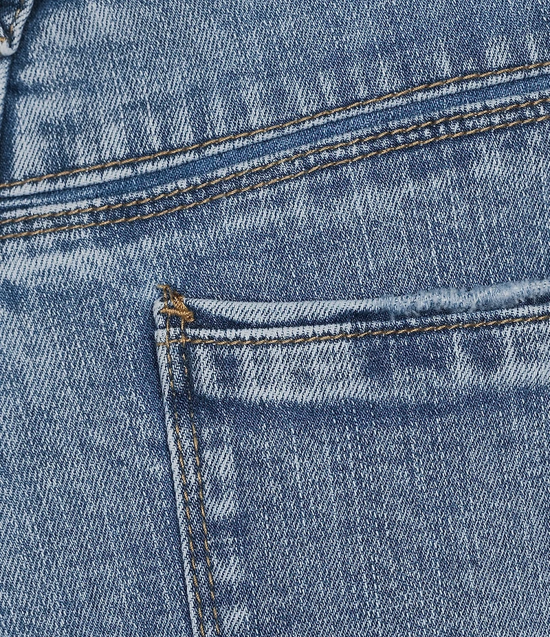 Democracy #double;Ab#double;solution® Kick Flare Double Layered Scalloped Fray Hem Jeans