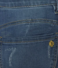 Democracy #double;Ab#double;solution® Stretch Slim Straight-Leg Ankle Cuffed Skimmer Jeans