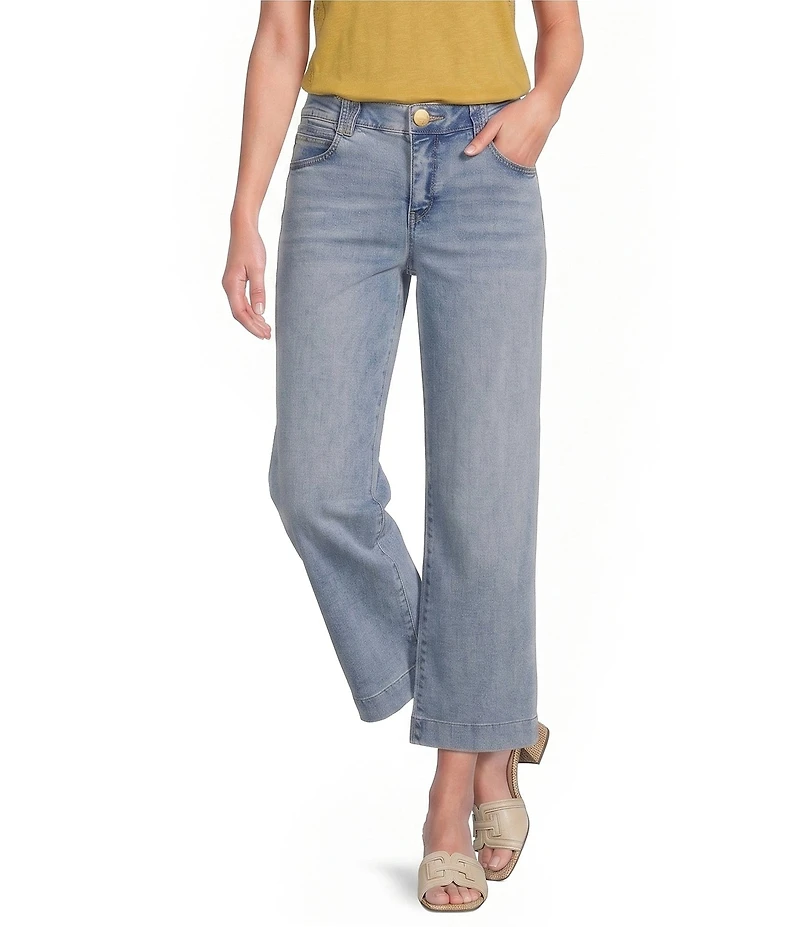 Democracy Denim #double;Ab#double;solution® High Rise Wide Leg Crop Pant