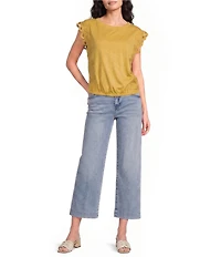 Democracy Denim #double;Ab#double;solution® High Rise Wide Leg Crop Pant