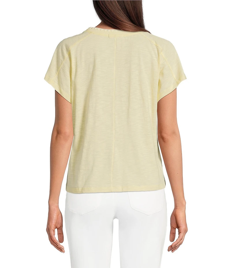 Democracy Embroidered #double;Make Lemonade#double; Pocket Tee