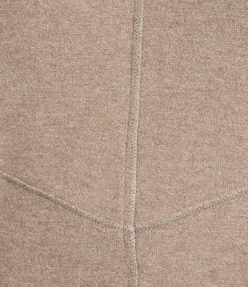 Democracy Mock Neck 3/4 Dolman Sleeve Banded Hem Knit Top