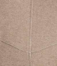 Democracy Mock Neck 3/4 Dolman Sleeve Banded Hem Knit Top