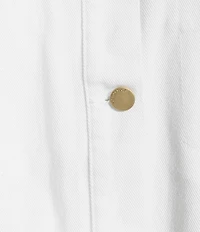 Democracy Oversized Point Collar Long Barrel Sleeve Hi-Low Hem Button Front Jacket