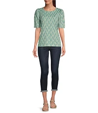 Democracy Petite Size #double;Ab#double;solution® Crop Mid Rise Cuffed Jeans
