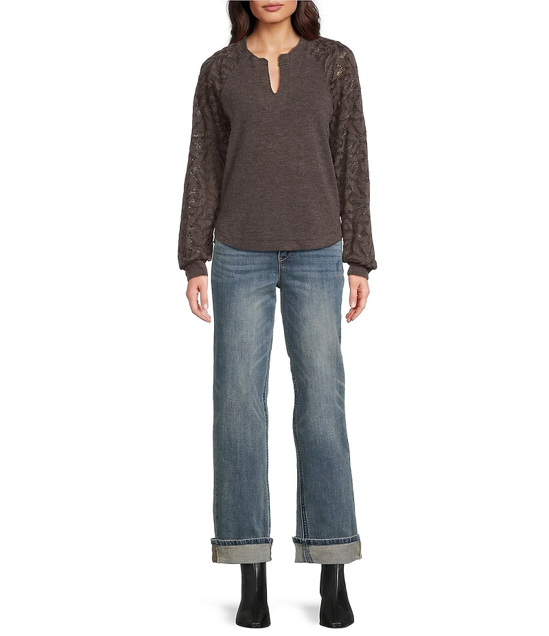 Democracy Petite Size #double;Ab#double;solution® High Rise Boyfriend Cuffed Jeans