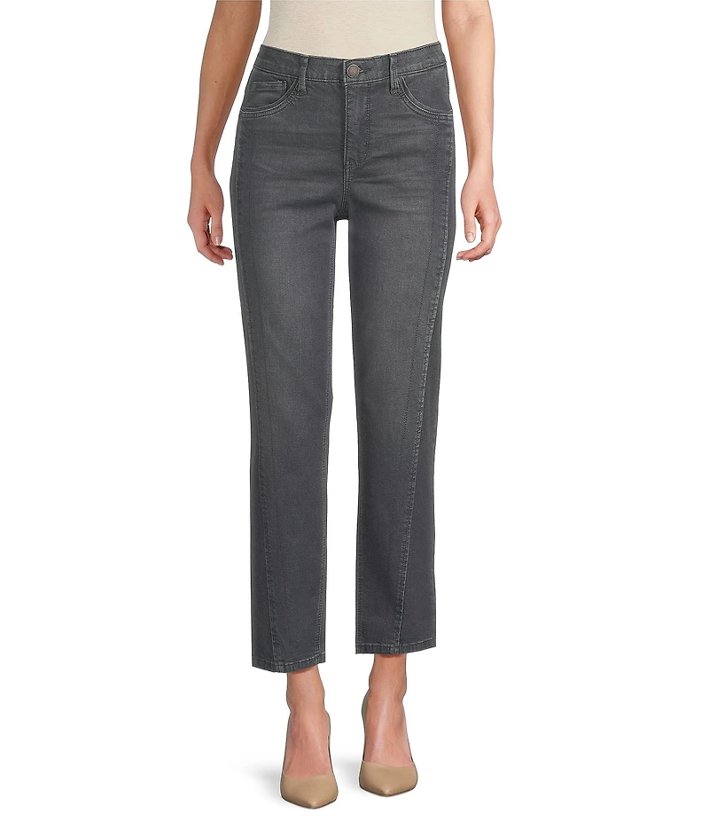 Democracy Petite Size #double;Ab#double;solution® High Rise Faux Front Lip Seam Ankle Pants