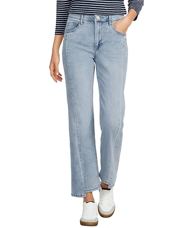 Democracy Petite Size #double;Ab#double;solution® Skyrise Step Hem Wide Leg Jeans