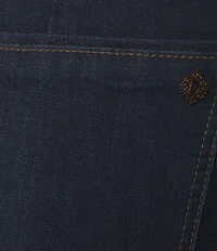 Democracy Petite Size #double;Ab#double;solution® Step-Hem Crop Straight Leg Jeans