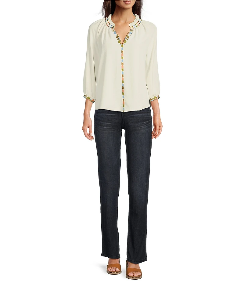 Democracy Petite Size #double;Ab#double;solution Straight Leg Jeans