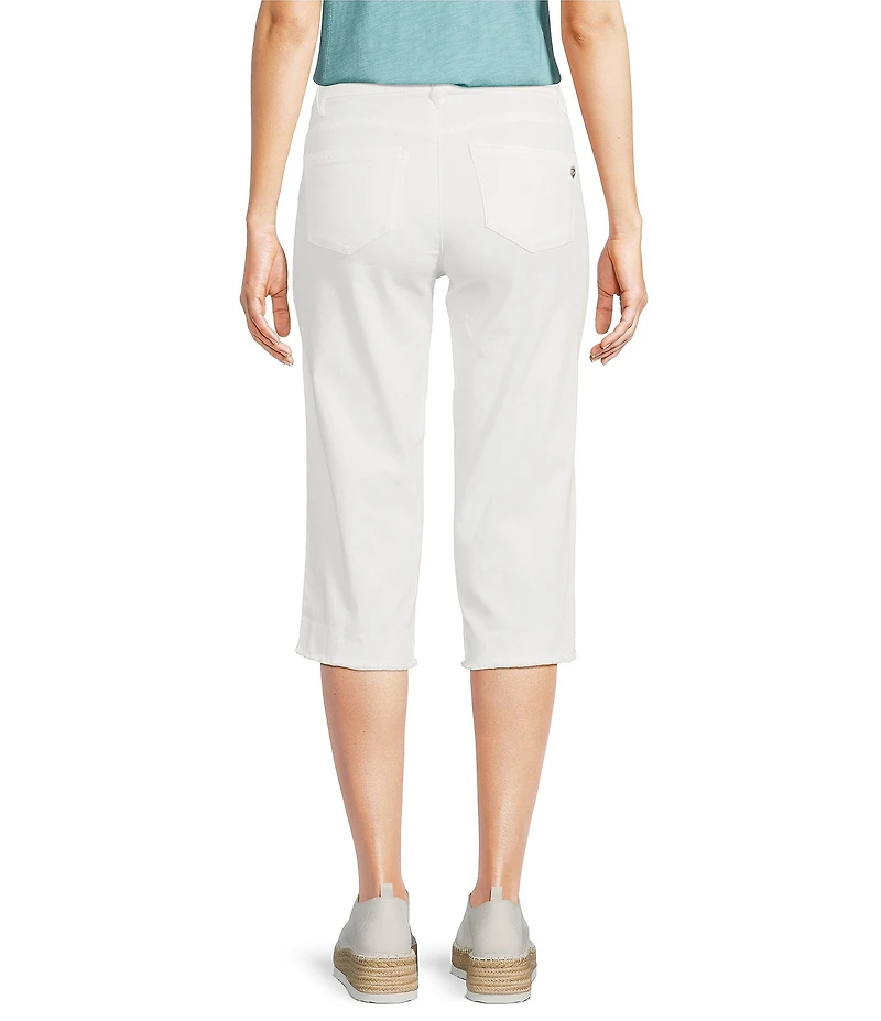 Democracy Petite Size #double;Ab#double;solution® Stretch Straight Leg Skimmer Fray Hem Jeans