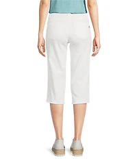 Democracy Petite Size #double;Ab#double;solution® Stretch Straight Leg Skimmer Fray Hem Jeans