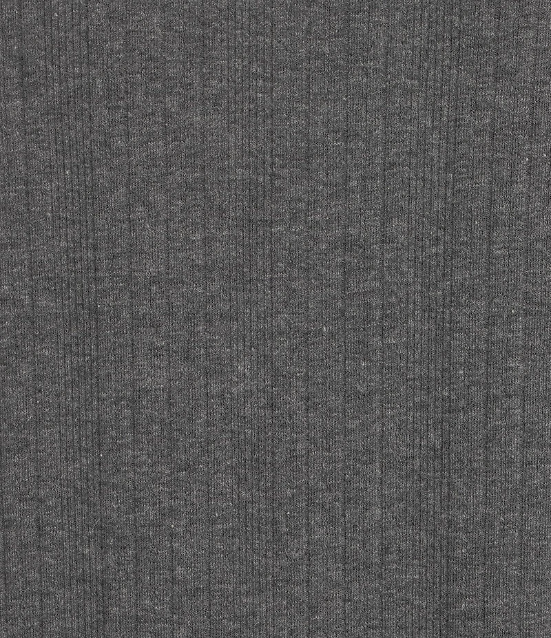 Democracy Petite Size Mixed-Media Mock Neck Long Sleeve Lettuce Edge Detail Popover Top