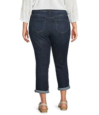 Democracy Plus Size #double;Ab#double;Solution Cuffed Ankle Skimmer Jeans