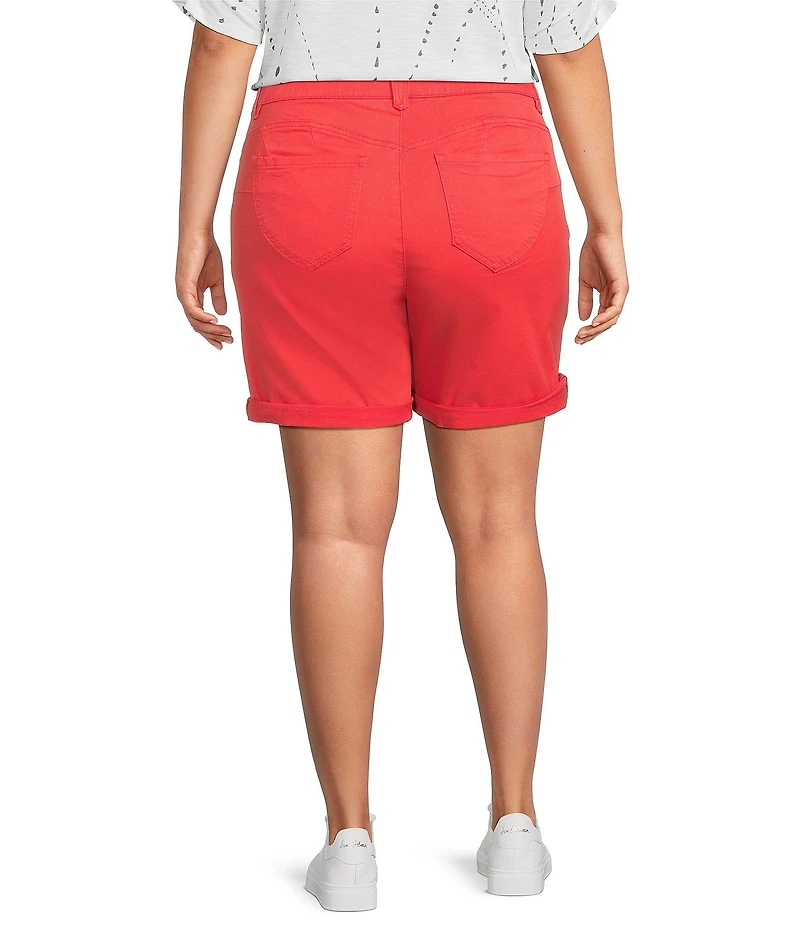 Democracy Plus Size Ab#double;solution Cuffed Shorts