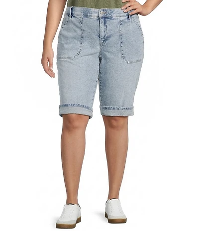 Democracy Plus Size #double;Ab#double;solution® High Rise Bermuda Shorts