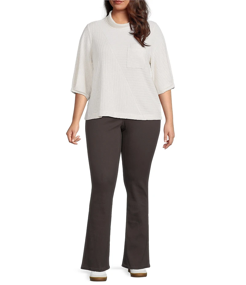 Democracy Plus Size #double;Ab#double;solution® Itty Bitty High Rise Boot Leg Jeans