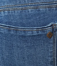 Democracy Plus Size #double;Ab#double;solution® Kick Flare Center Seam Cropped Jeans