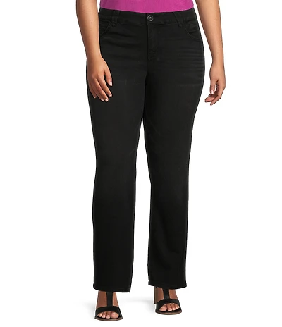 Democracy Plus Size #double;Ab#double;solution® Straight Leg 5-Pocket Jeans