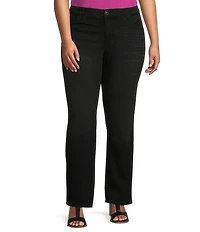 Democracy Plus Size #double;Ab#double;solution® Straight Leg 5-Pocket Jeans